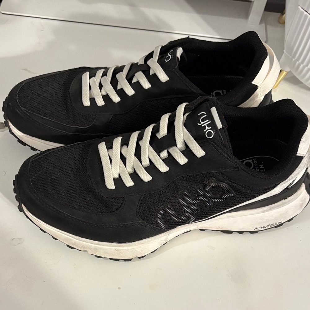Ryka Women’s Black and White Sneakers